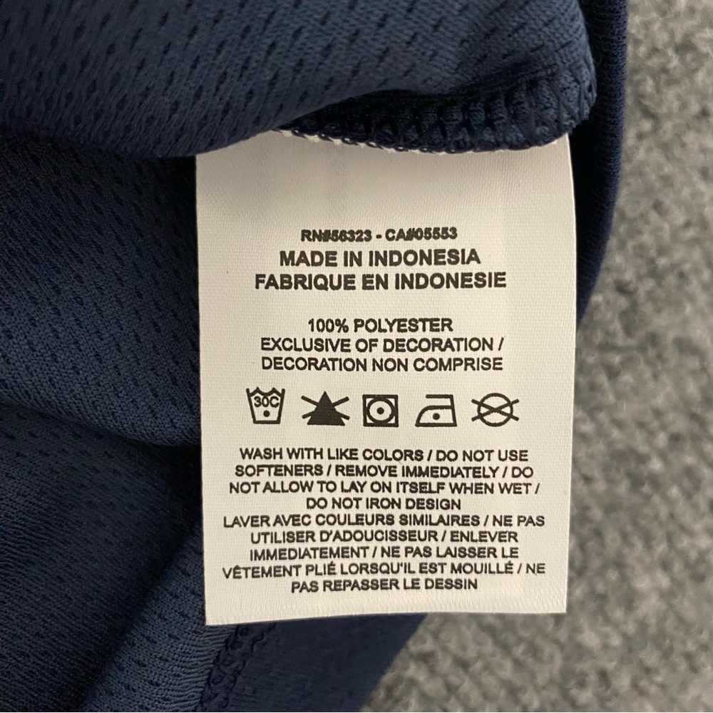 Nike Victory Dri-Fit Quarter Zip Ole Miss Mens Medium Blue Pullover NWT - Picture 10 of 12